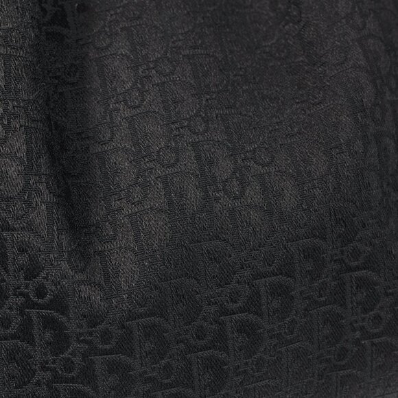 Christian Dior My Dior Black Logo-Jacquard Frame Bag - Picture 11 of 14